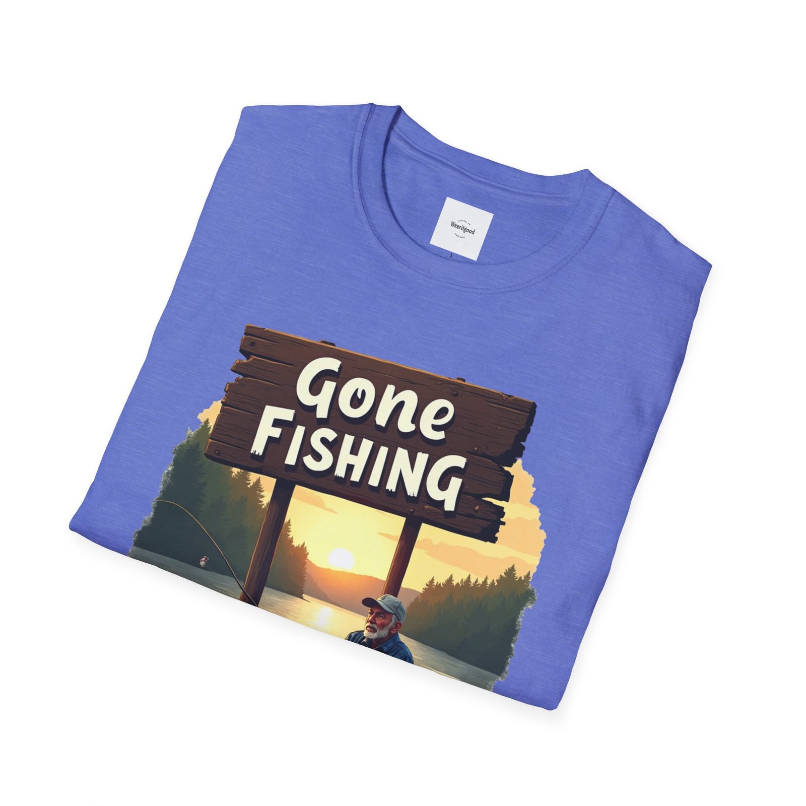 Gone Fishing Unisex T-Shirt - Image 32