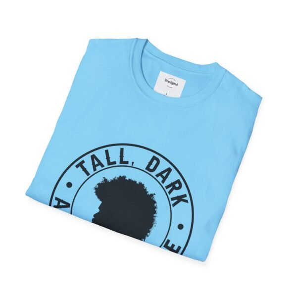 Tall, Dark, and Handsome Unisex Softstyle T-Shirt - Image 32