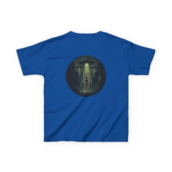 Alien Arrival Kids Shirt white letter - Image 32