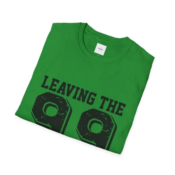 Leaving the 99 black lettered Unisex T-Shirt - Image 28
