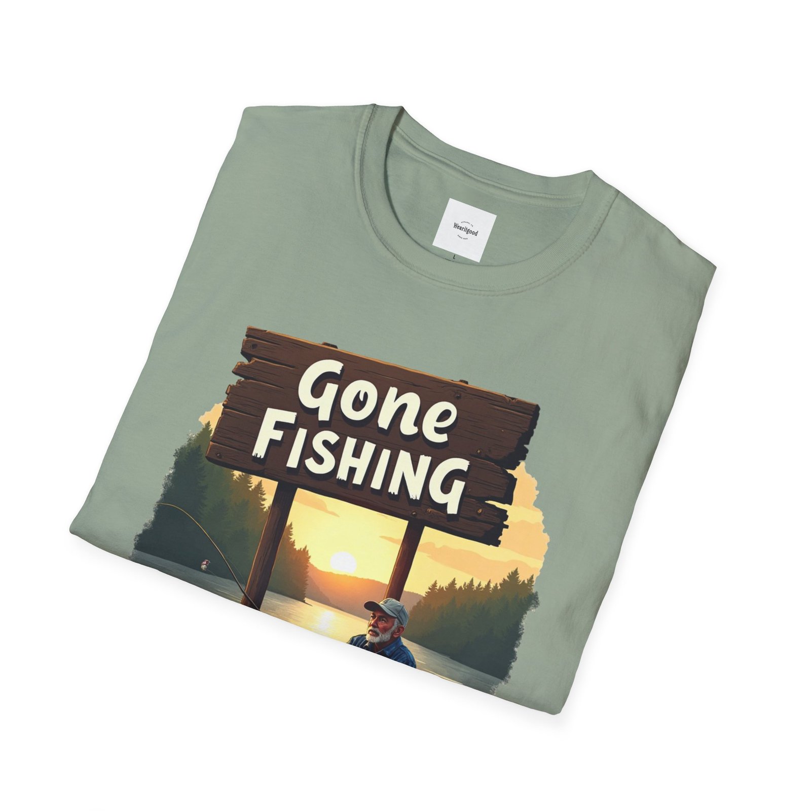 Gone Fishing Unisex T-Shirt - Image 24