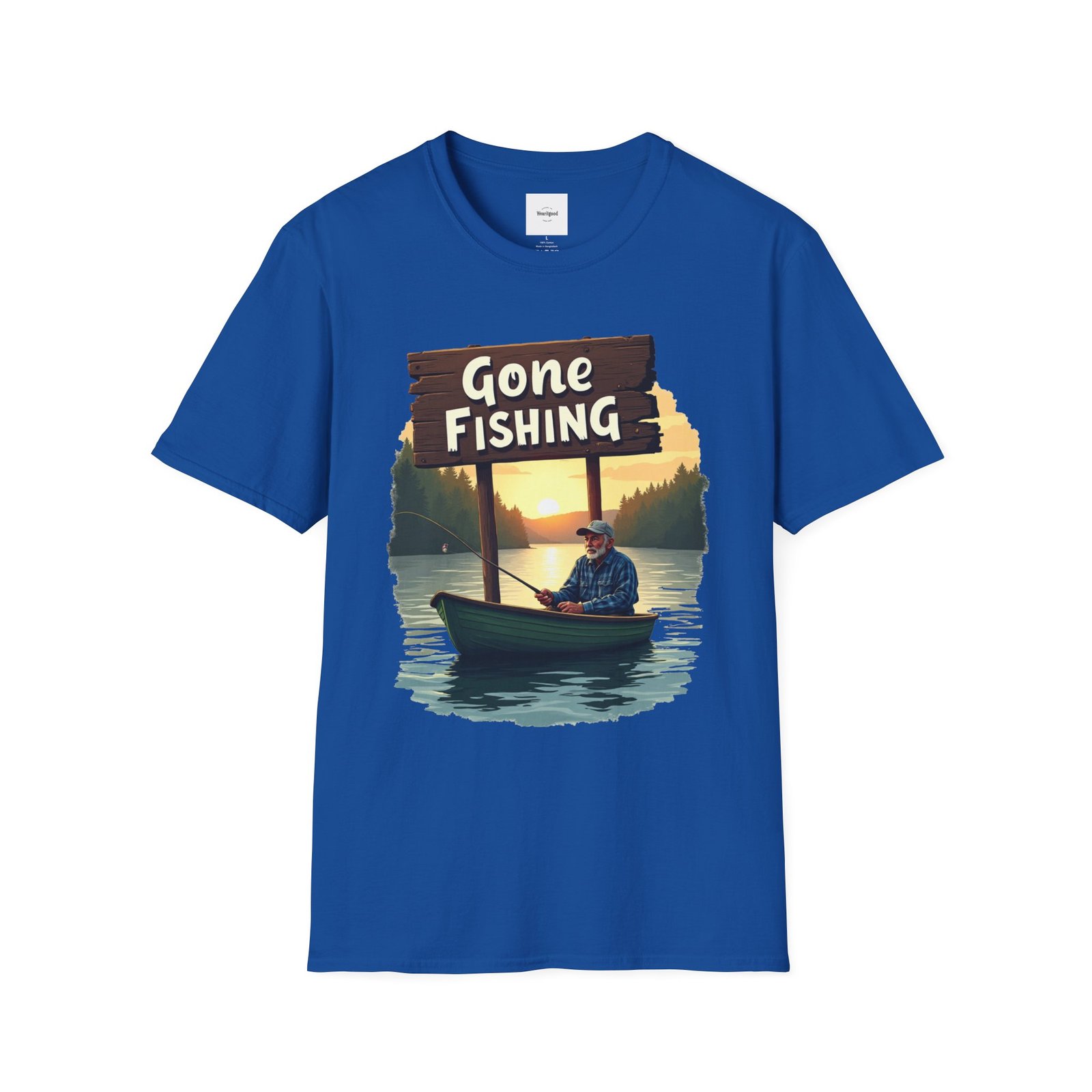 Gone Fishing Unisex T-Shirt - Image 37