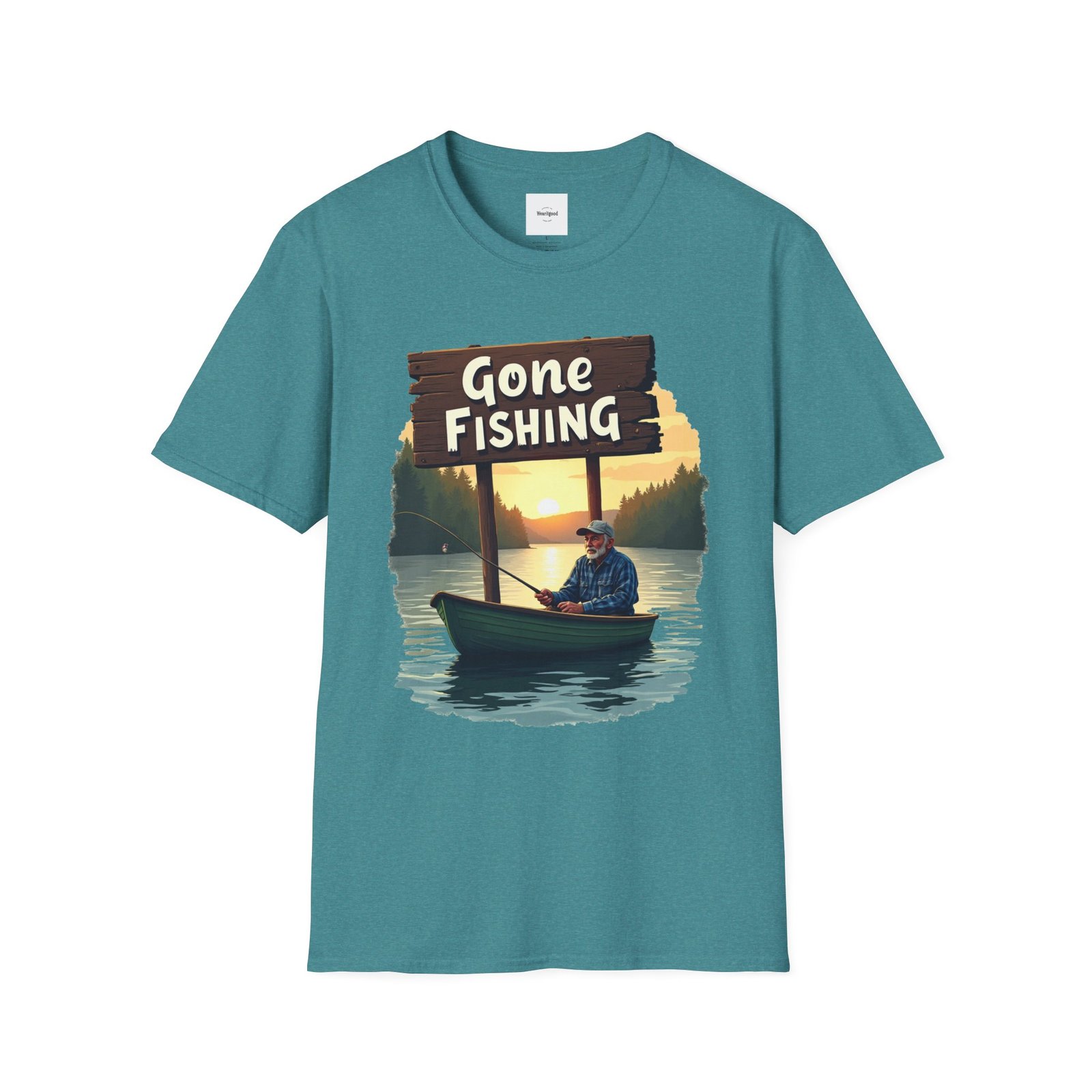 Gone Fishing Unisex T-Shirt - Image 25