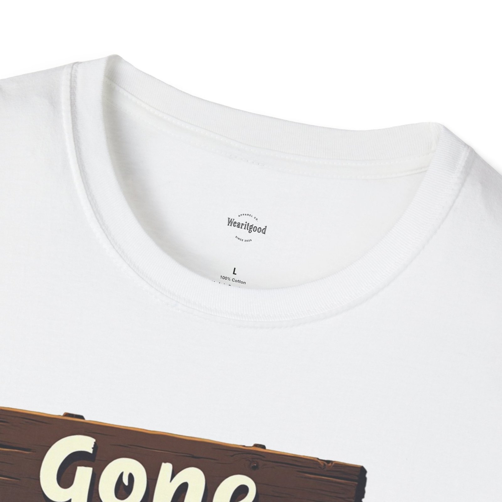 Gone Fishing Unisex T-Shirt - Image 3