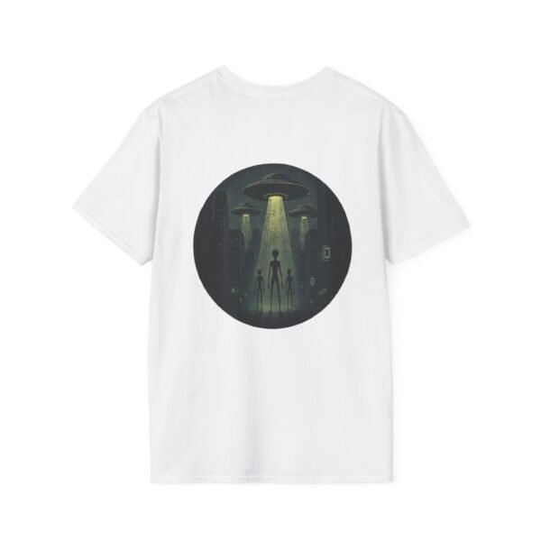 Alien Arrival Black letters Unisex Tee - Image 6
