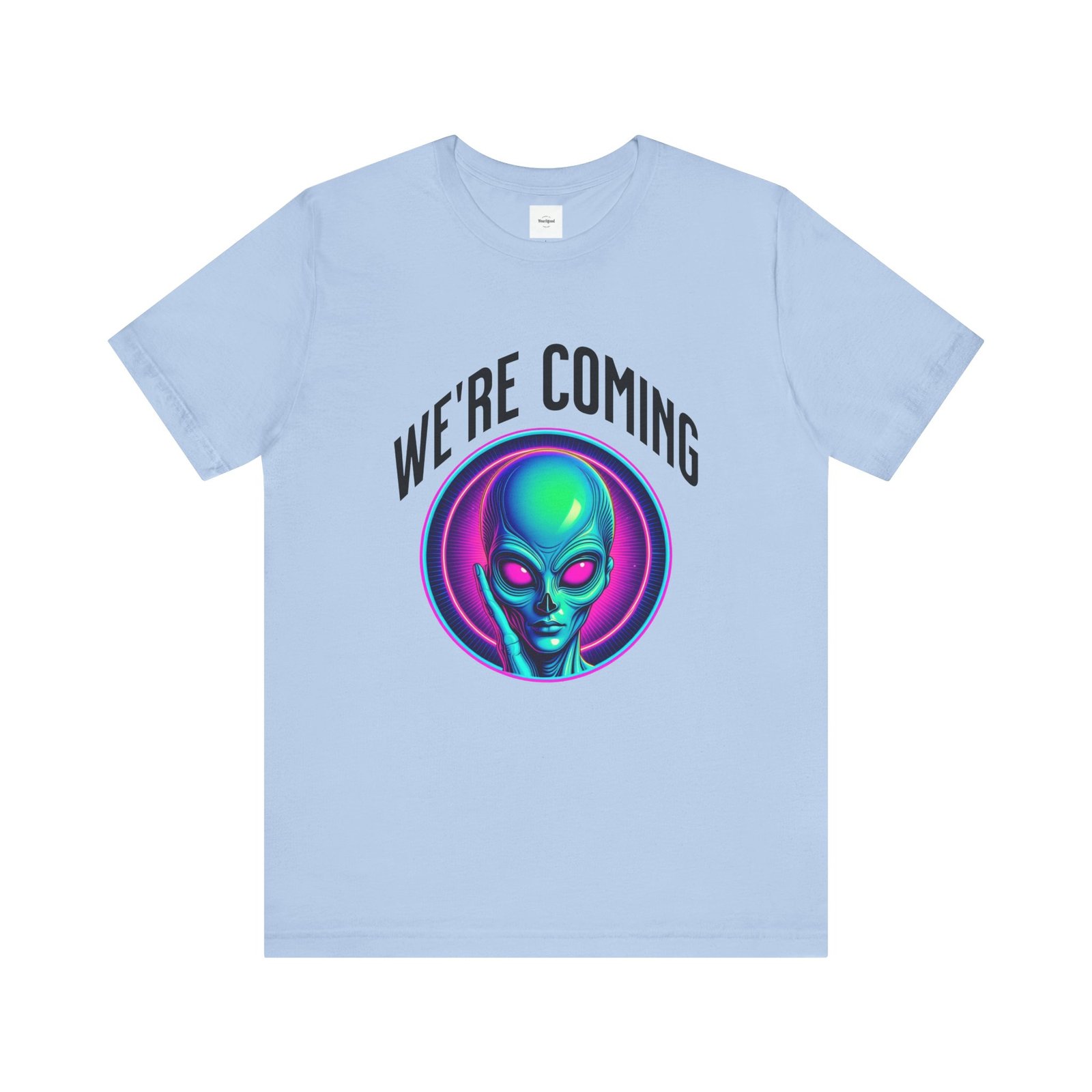WE'RE COMING Alien Unisex Tee - Image 15