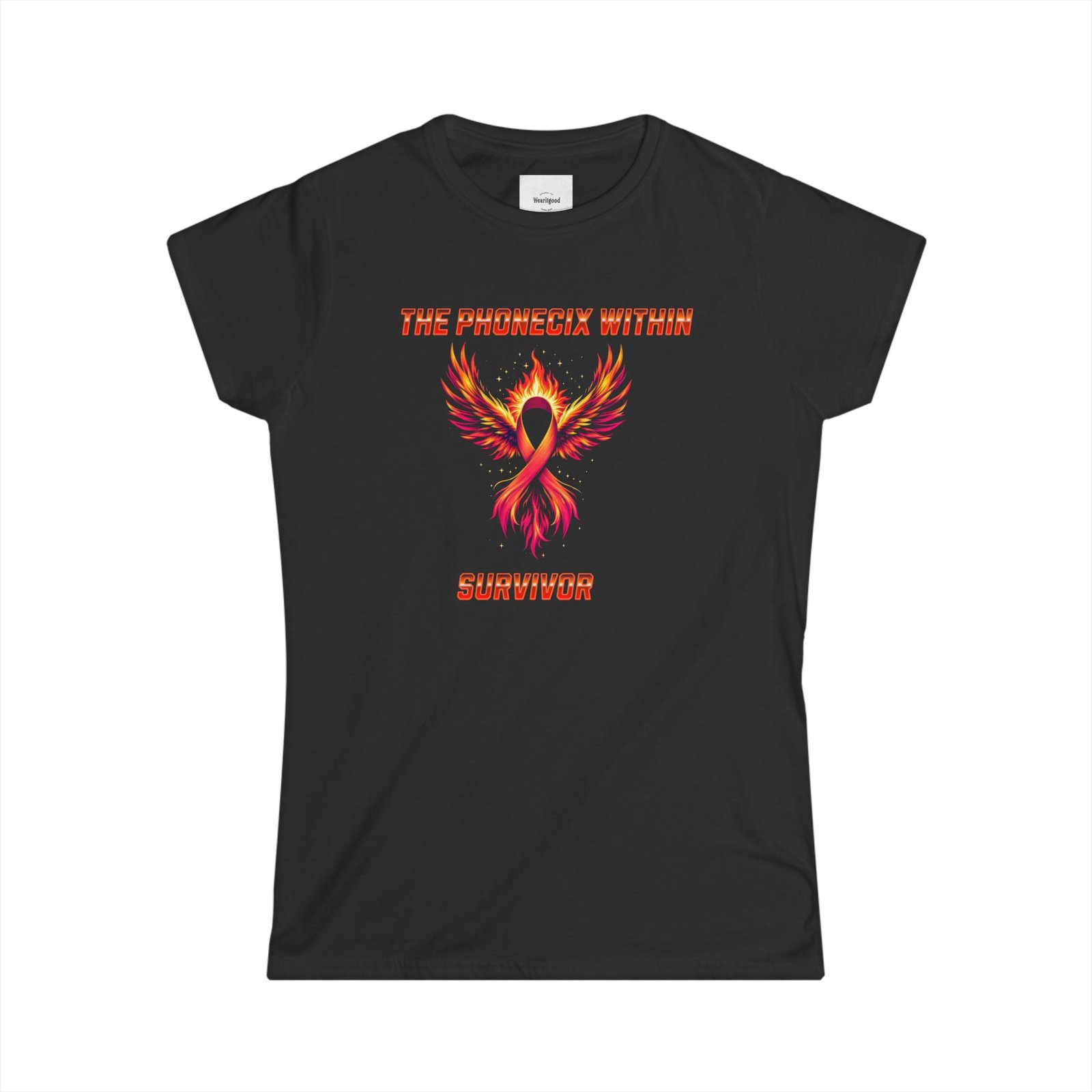 The Phoenix Within Cancer Survivor T-Shirt - Image 7