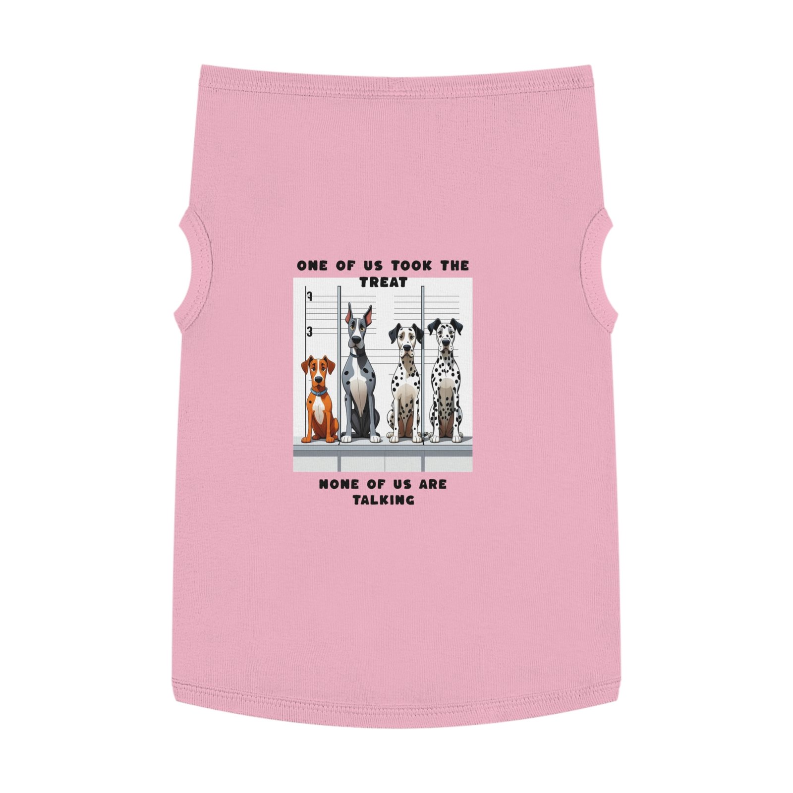 Who ate the treat Dogie line up : Pet Tank Top for Dogs - Image 16