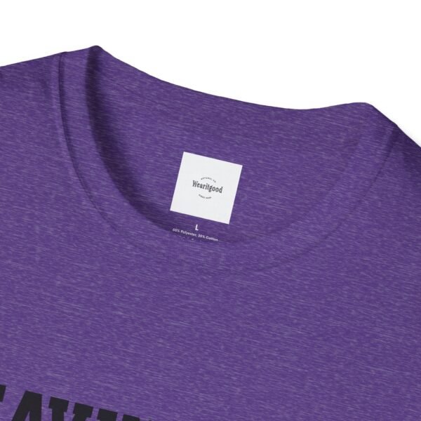 Leaving the 99 black lettered Unisex T-Shirt - Image 43