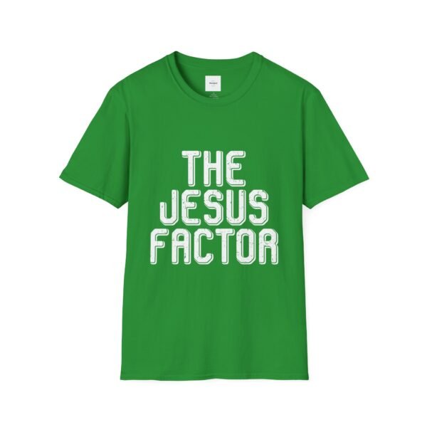 The Jesus Factor White Lettered T-Shirt - Image 13