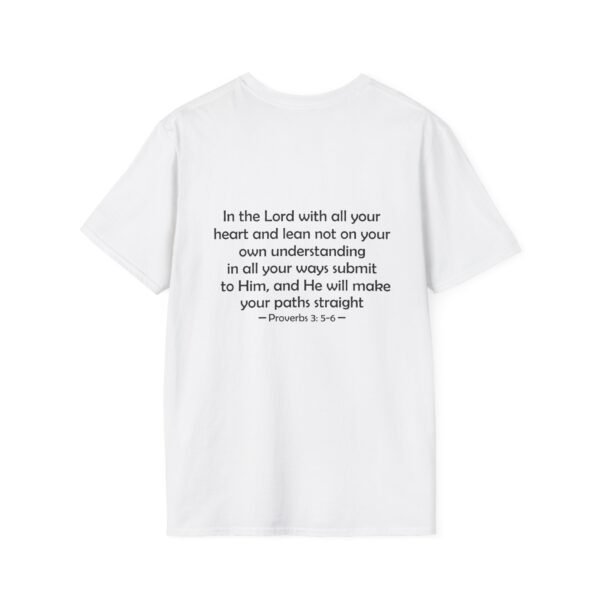 Inspirational Trust T-Shirt, Faith-Based Apparel, Motivational Gift, Christian T-Shirt, Scripture Quote Tee - Image 2