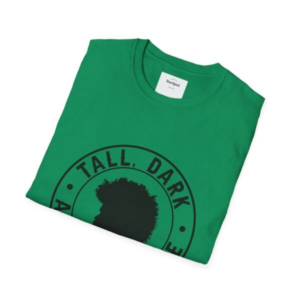 Tall, Dark, and Handsome Unisex Softstyle T-Shirt - Image 24
