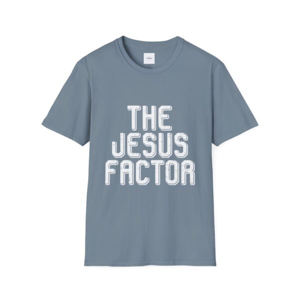 The Jesus Factor White Lettered T-Shirt - Image 25