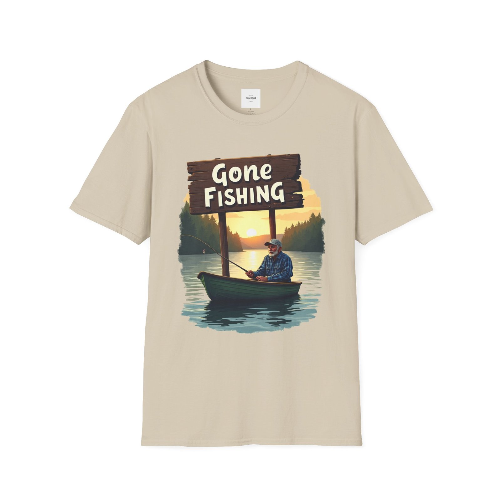 Gone Fishing Unisex T-Shirt - Image 9