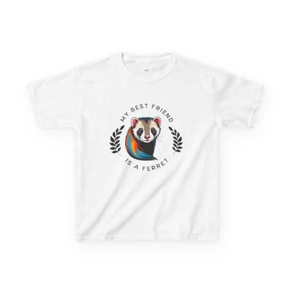 Kids My Best Friend is a Ferret Tee - Image 3