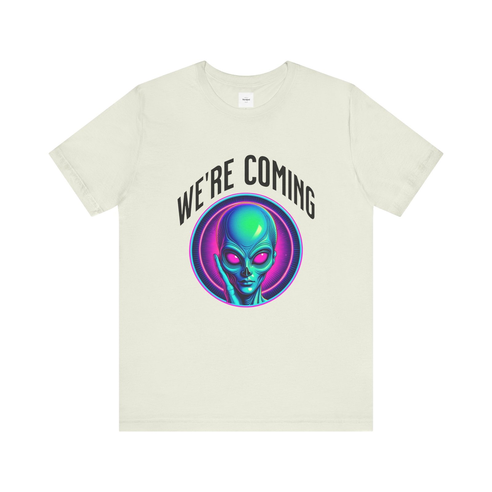 WE'RE COMING Alien Unisex Tee - Image 7