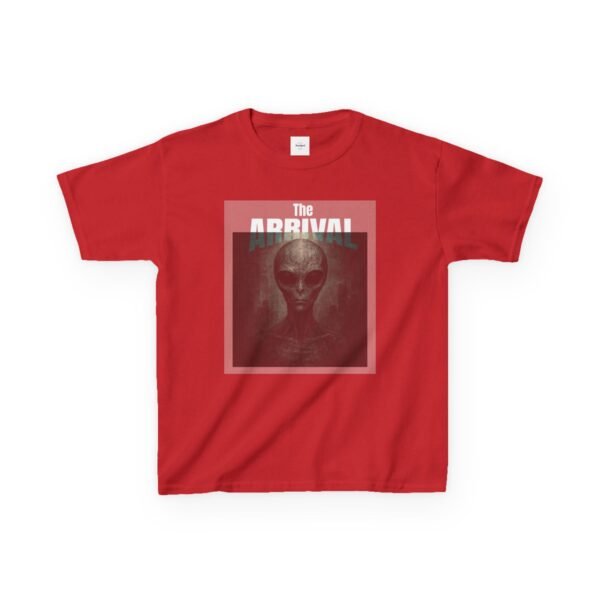 Alien Arrival Kids Shirt white letter - Image 43