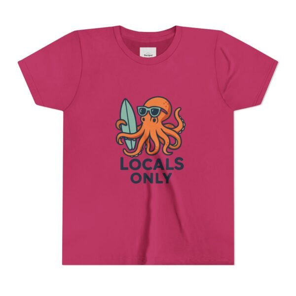 Cool Octopus Locals Only Youth Tee - Image 21