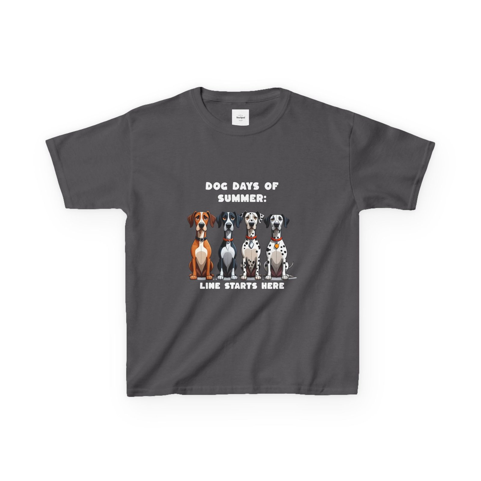 Dog Days of Summer Dog Lovers Kids Tee - Image 15