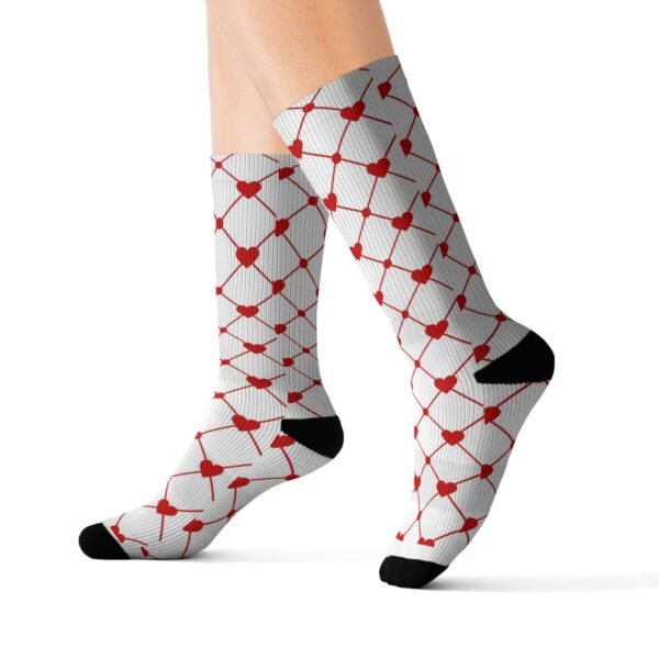 All Hearts Patterned Socks - Image 9
