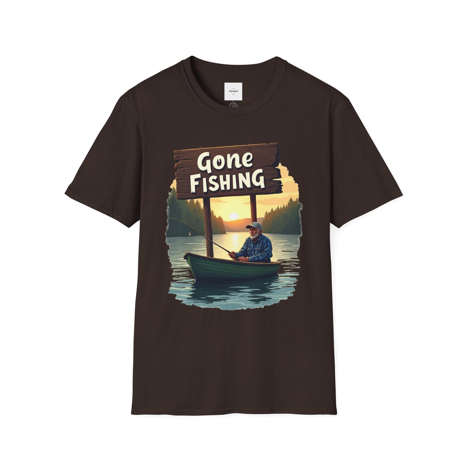 Gone Fishing Unisex T-Shirt - Image 13