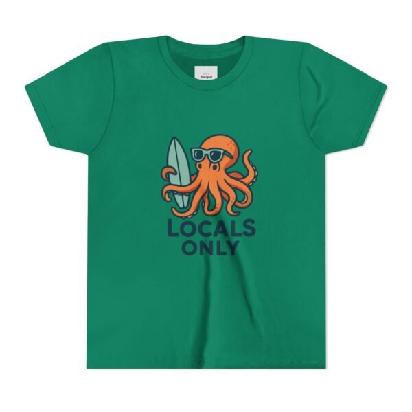 Cool Octopus Locals Only Youth Tee - Image 9