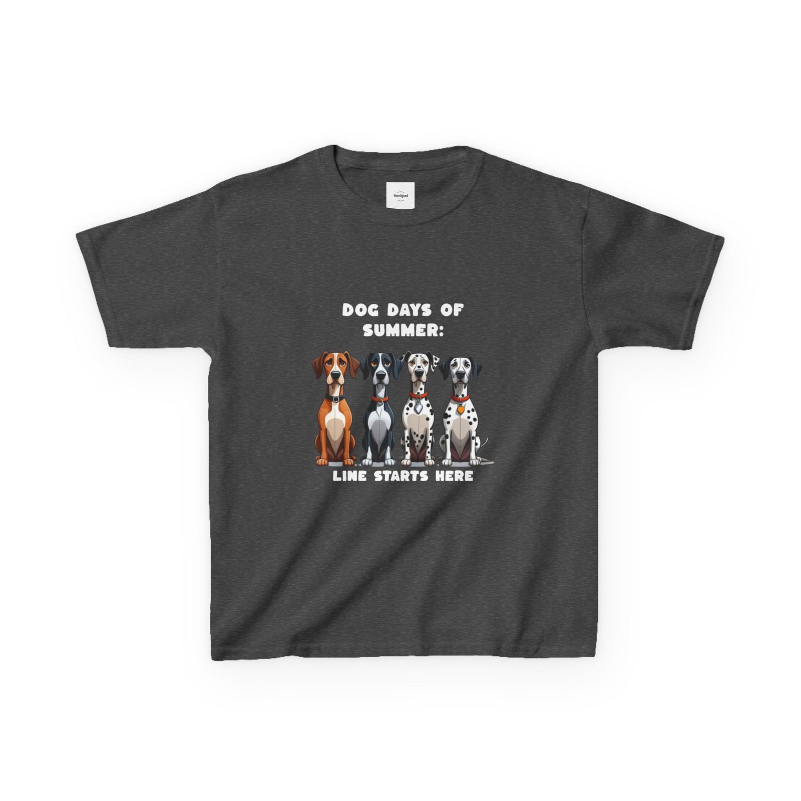 Dog Days of Summer Dog Lovers Kids Tee - Image 11