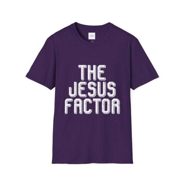 The Jesus Factor White Lettered T-Shirt - Image 49