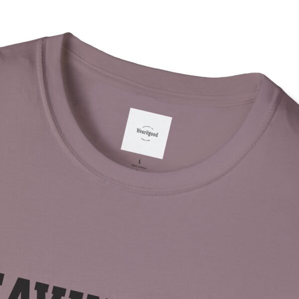 Leaving the 99 black lettered Unisex T-Shirt - Image 47