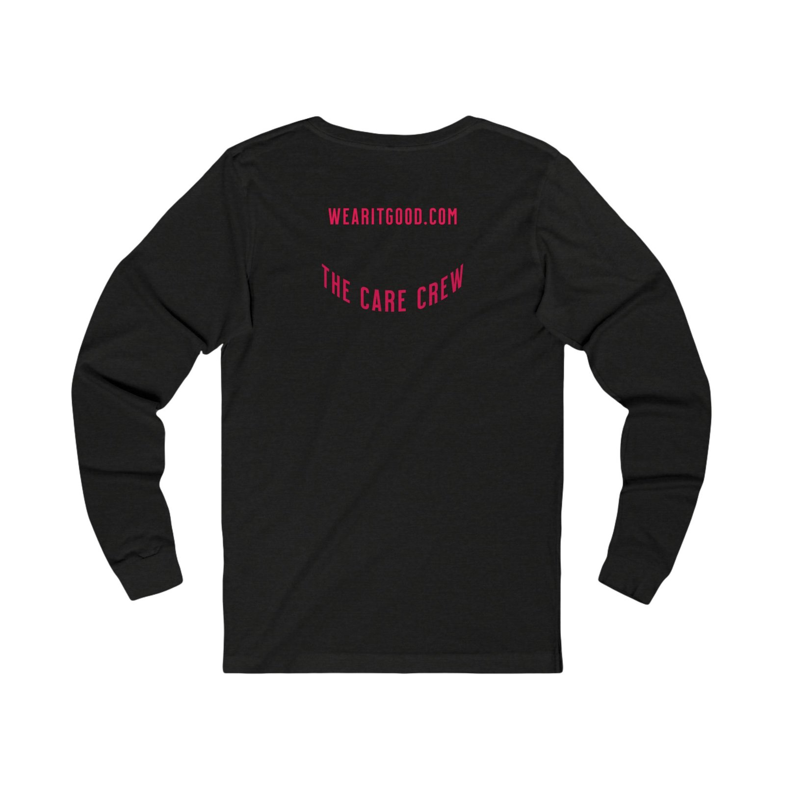 Wings of Support Breast Cancer Awareness LT -Shirt - Image 2