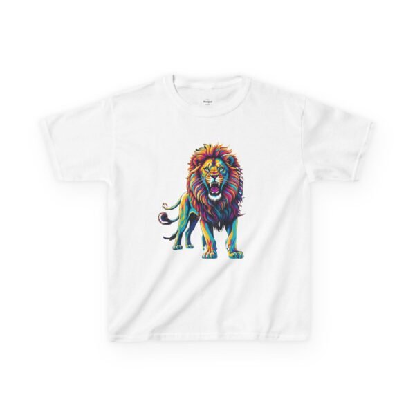 Psychedelic Lion Kids Tee - Image 3