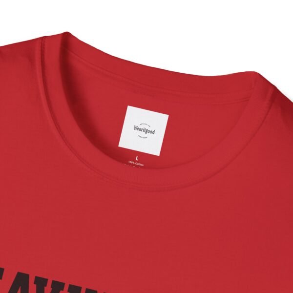 Leaving the 99 black lettered Unisex T-Shirt - Image 55