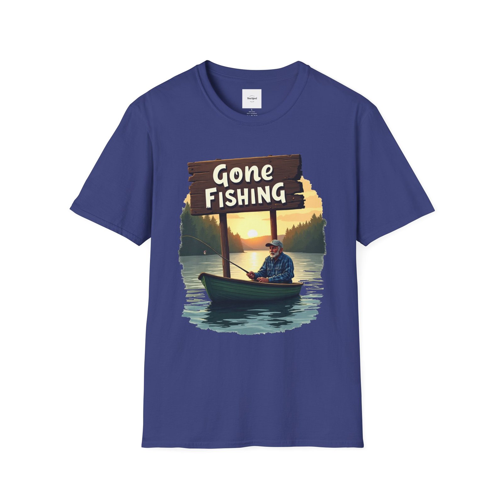 Gone Fishing Unisex T-Shirt - Image 41