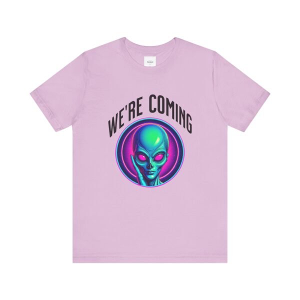 WE'RE COMING Alien Unisex Tee - Image 23