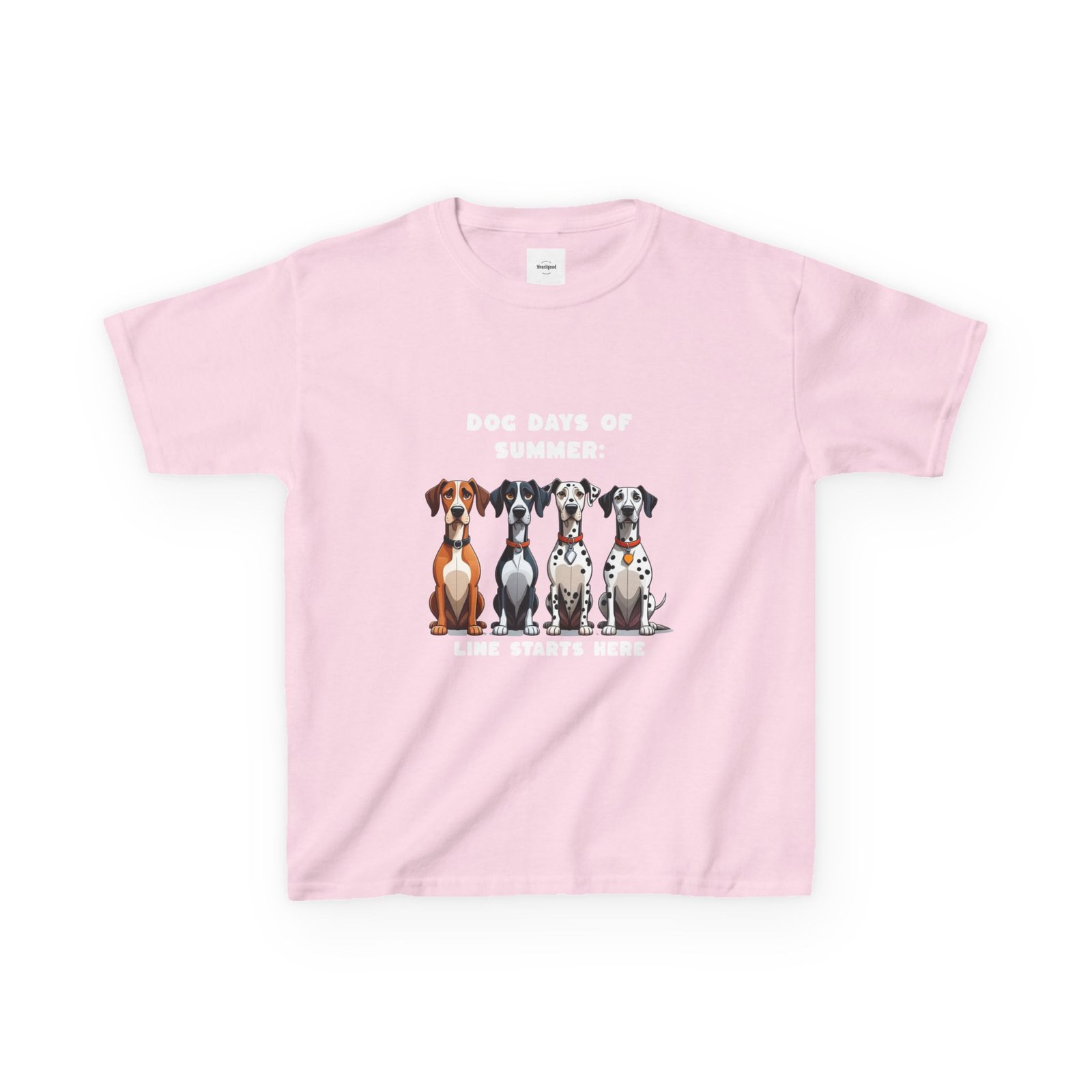 Dog Days of Summer Dog Lovers Kids Tee - Image 21