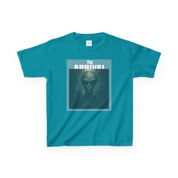 Alien Arrival Kids Shirt white letter - Image 23