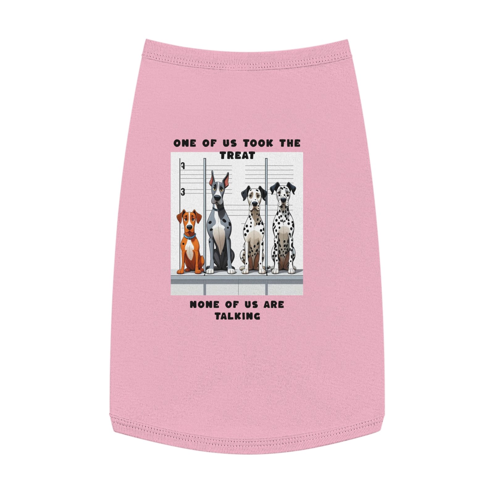 Who ate the treat Dogie line up : Pet Tank Top for Dogs - Image 10
