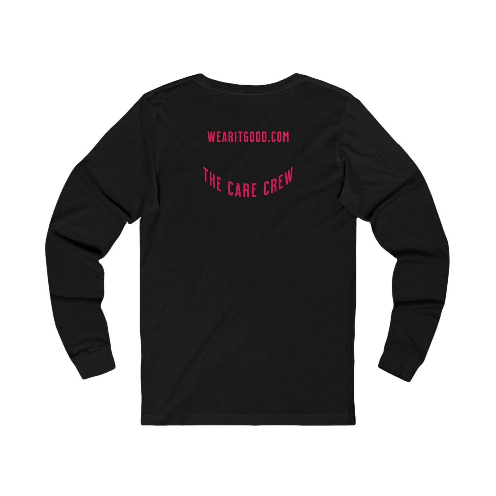 Wings of Support Breast Cancer Awareness LT -Shirt - Image 6
