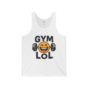 Lift Heavy, Laugh Harder Funny Gym Tank