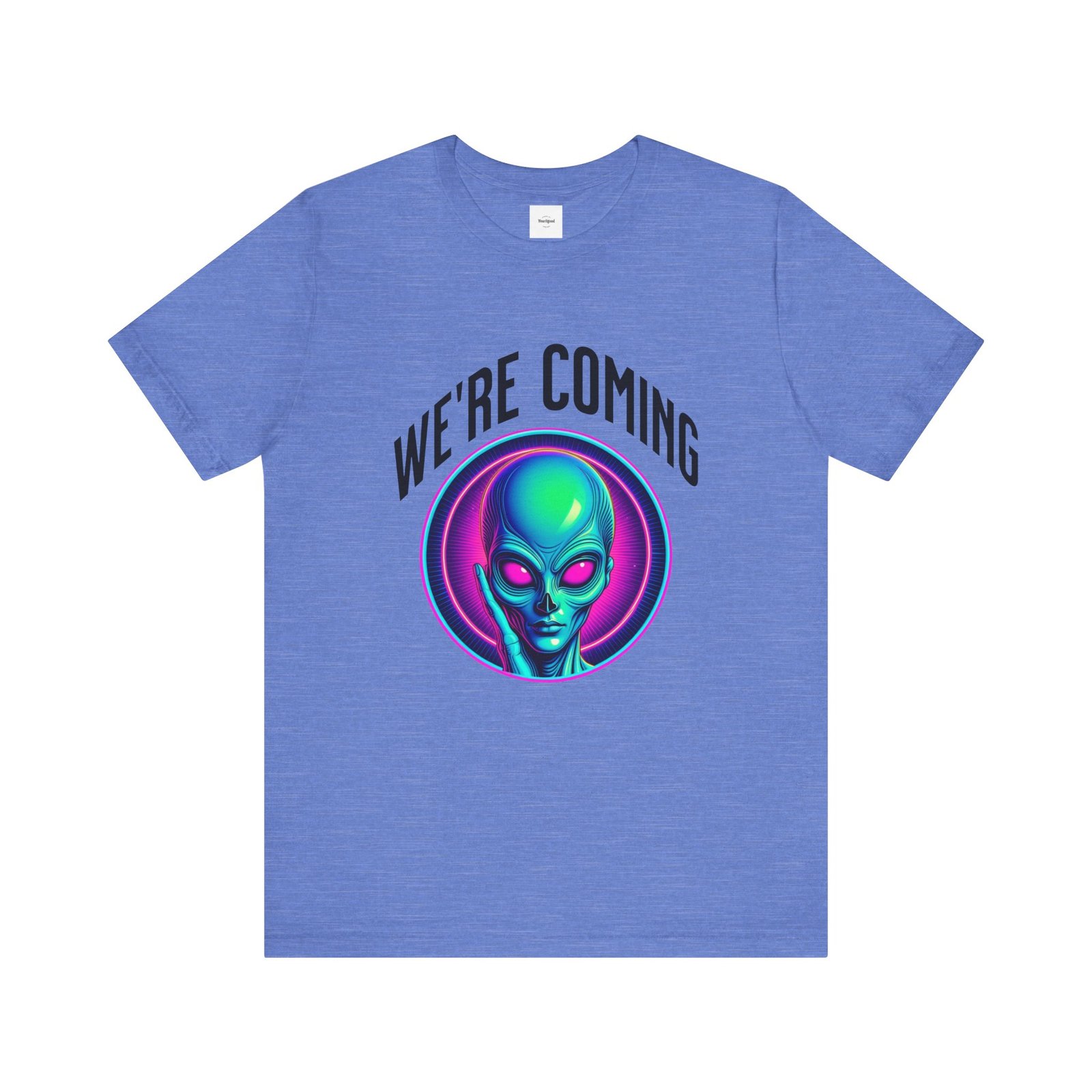 WE'RE COMING Alien Unisex Tee - Image 19