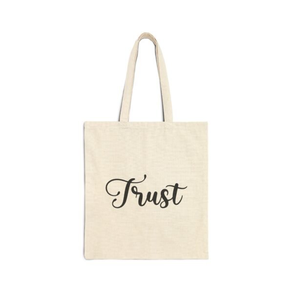 Trust :Cotton Canvas Tote Bag