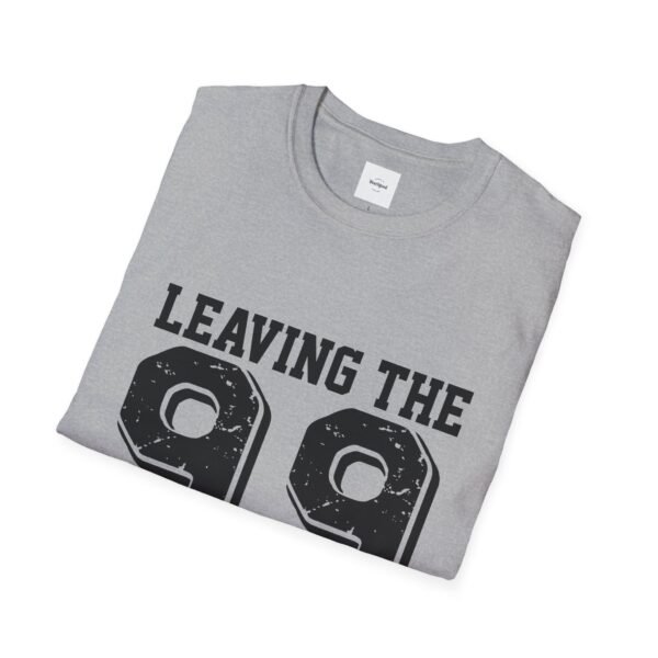 Leaving the 99 black lettered Unisex T-Shirt - Image 16