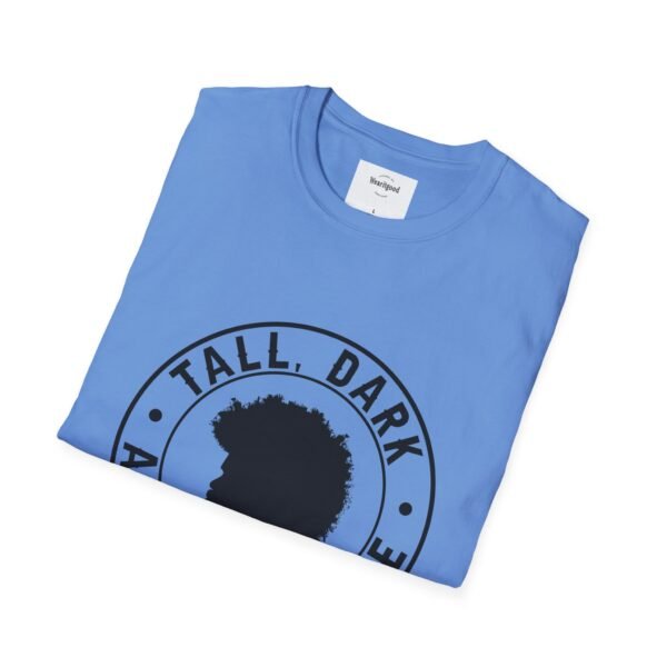 Tall, Dark, and Handsome Unisex Softstyle T-Shirt - Image 36