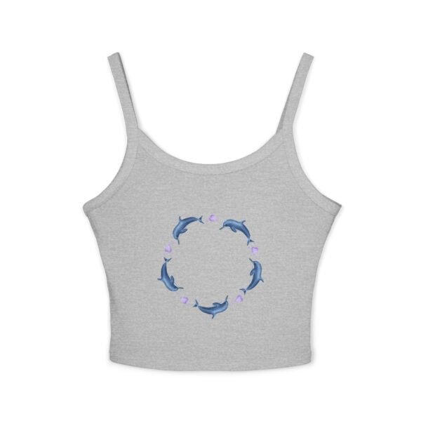 Dolphin Circle Women's Spaghetti Strap Tank - Image 13