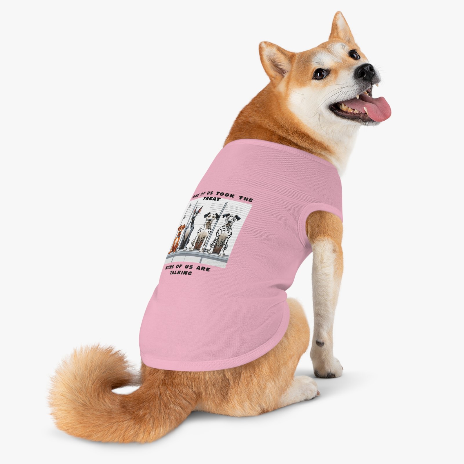Who ate the treat Dogie line up : Pet Tank Top for Dogs - Image 18