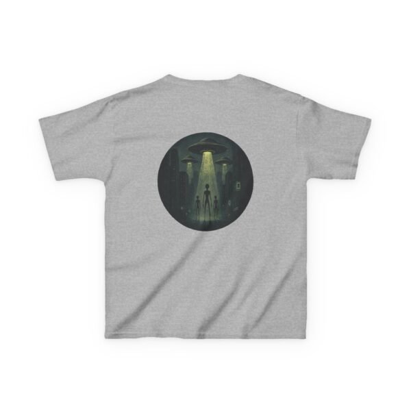 Alien Arrival Kids Shirt white letter - Image 4