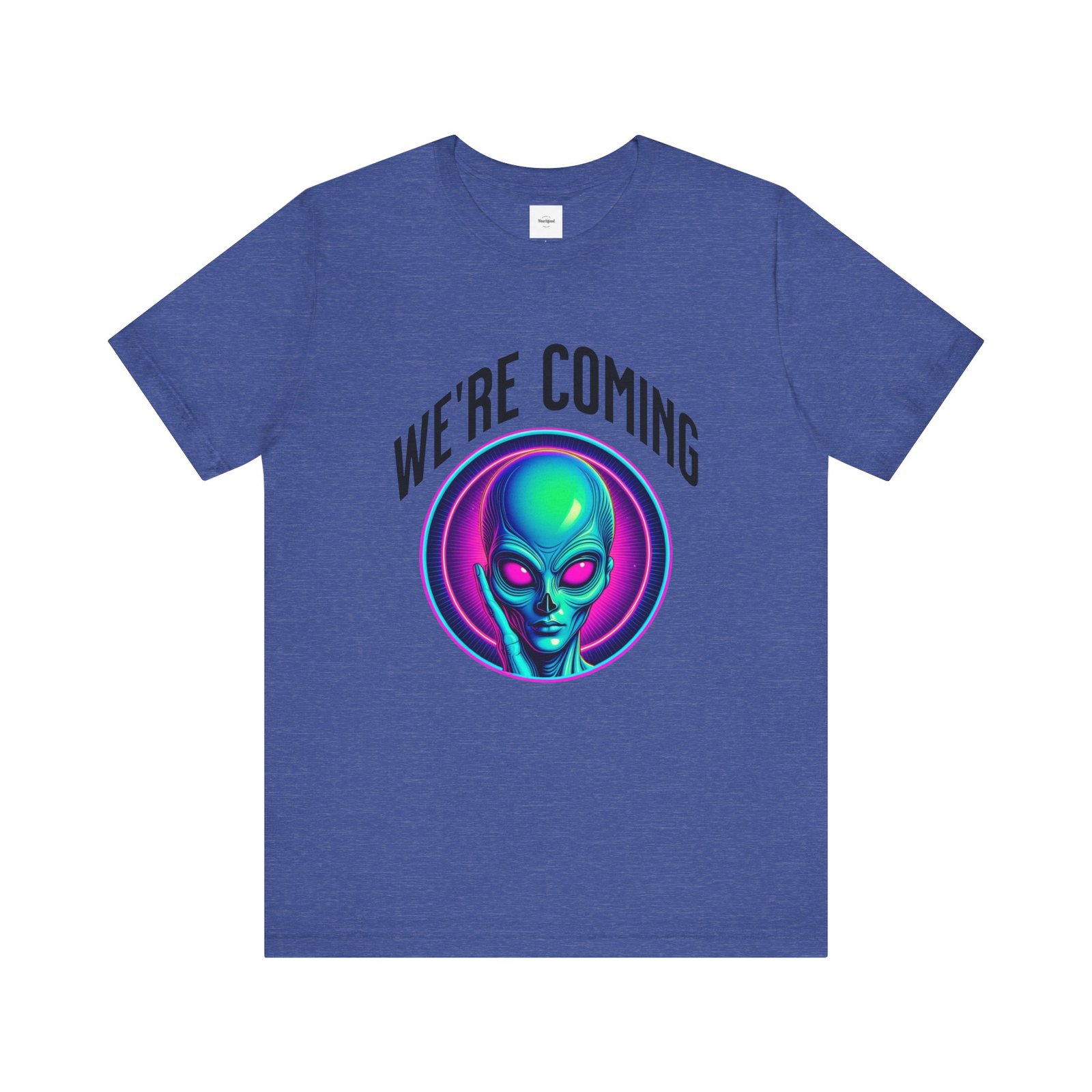 WE'RE COMING Alien Unisex Tee - Image 21