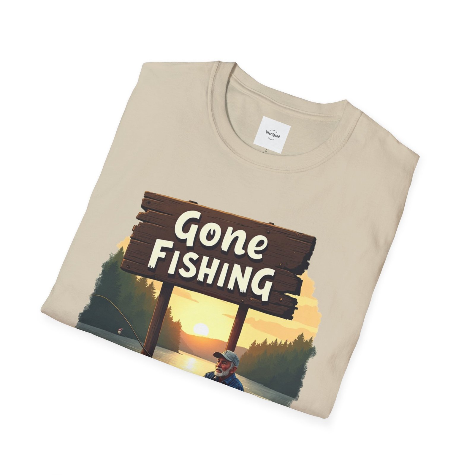 Gone Fishing Unisex T-Shirt - Image 12