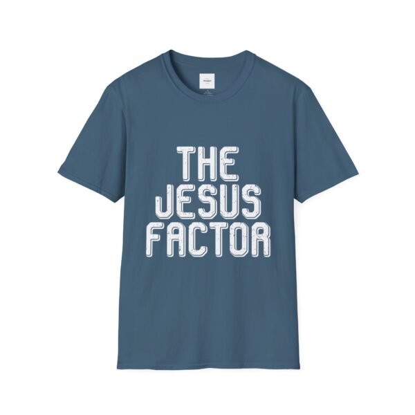The Jesus Factor White Lettered T-Shirt - Image 29