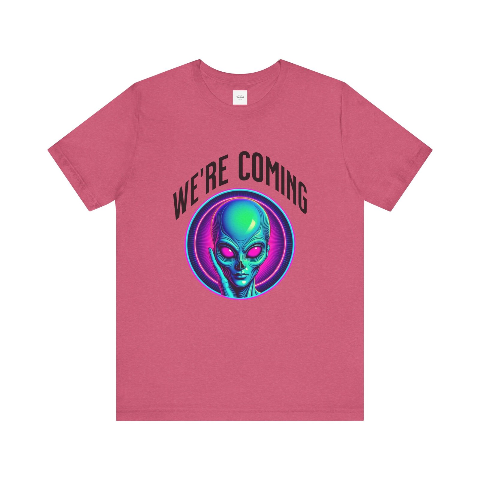 WE'RE COMING Alien Unisex Tee - Image 25